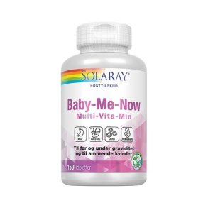 Solaray Baby-Me-Now Multi-Vita-Min - 150 Tab.
