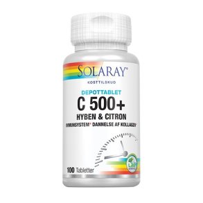 Solaray Vitamin C C500 Rosehip and Lemon - 100 pcs.
