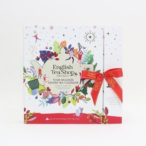 Julekalender hvid m. �kologisk Te 25 breve - 25 varianter