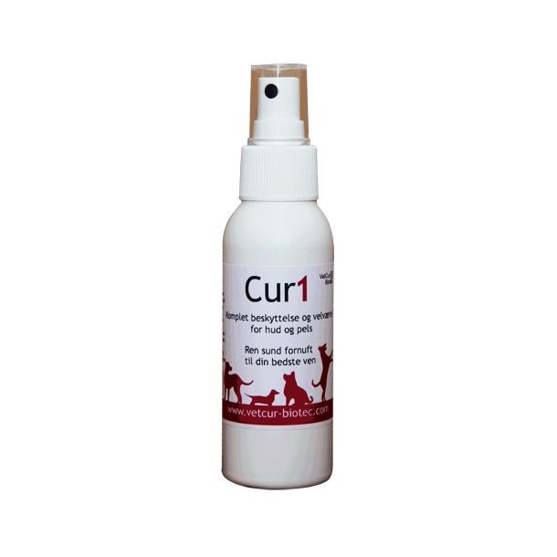 Cur1 Spray mod Lopper og Flter til Hund - 100 ml.