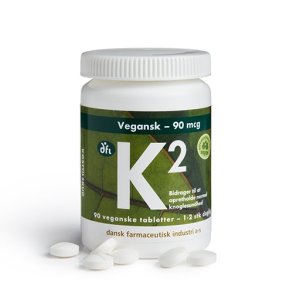 K2 Vitamin 90 mcg, Vegansk - 90 stk.
