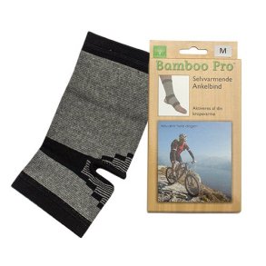 Bamboo Pro Self-Heating Ankle Wrap, Size M