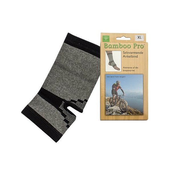 Bamboo Pro Selvvarmende Ankelbind, Str. XL