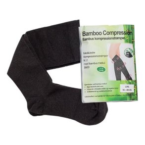 Bamboo Pro kompressionsstrmper kl. 2 Str. L-XL