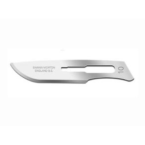 Swan-Morton Sterile Skalpelblade nr. 10 carbon steel - 10 stk.