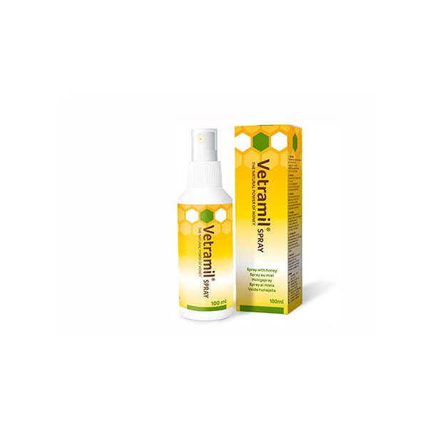 Vetramil Medicinsk Honning Spray - 100 ml. Til Dyr