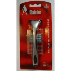 Matador Barberskraber m. 2 barberblade