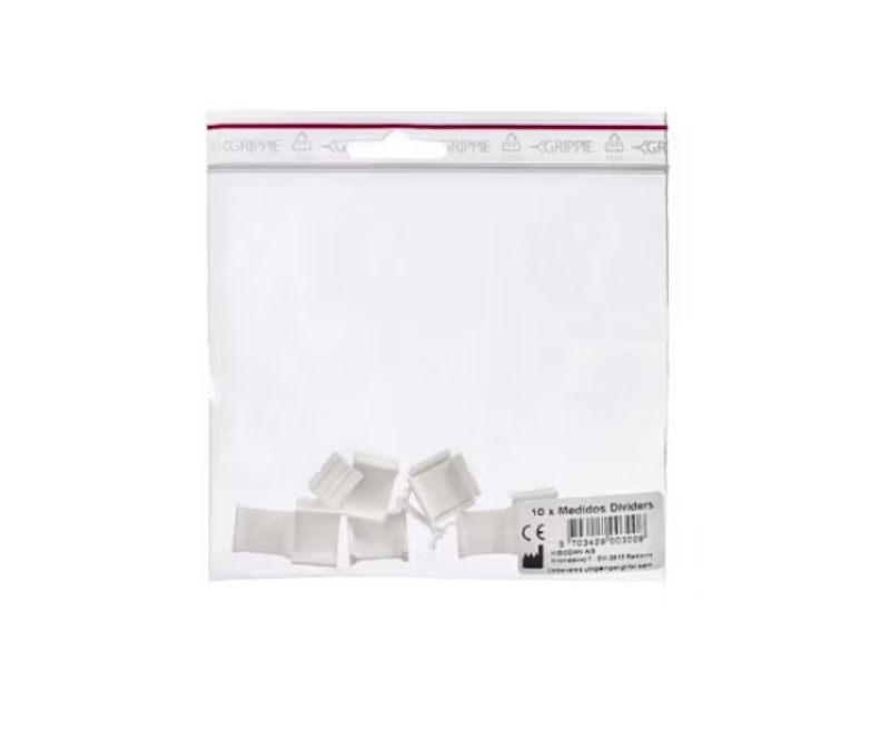 MEDIDOS Skillevægge til Doseringsæsker - 10 stk.