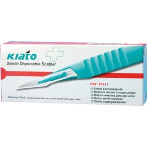 Kiato Plus Skalpel nr. 11 rustfrit stl, steril - 10 stk.