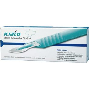 Kiato Plus Skalpel nr. 23 rustfrit stl, steril - 10 stk.