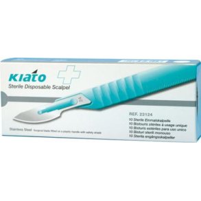 Kiato Plus Skalpel nr. 24rustfrit stl, steril - 1 stk.