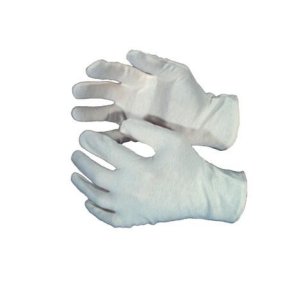 Strlesyet Bomuldshandske hvid, str. 8 - 1 par