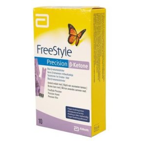 FreeStyle Precision teststrimler Keton - 10 stk.