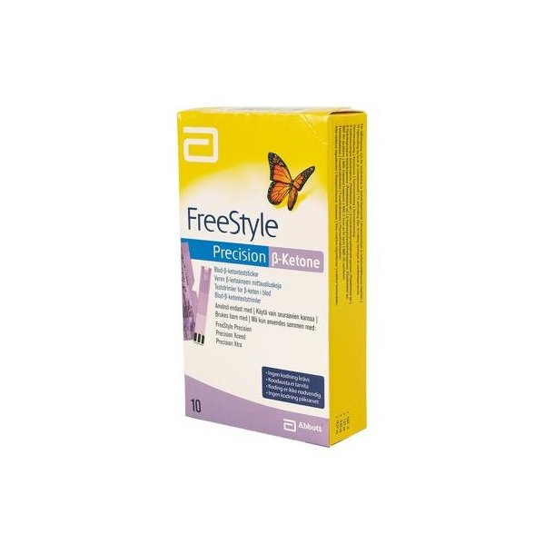 FreeStyle Precision teststrimler Keton - 10 stk.