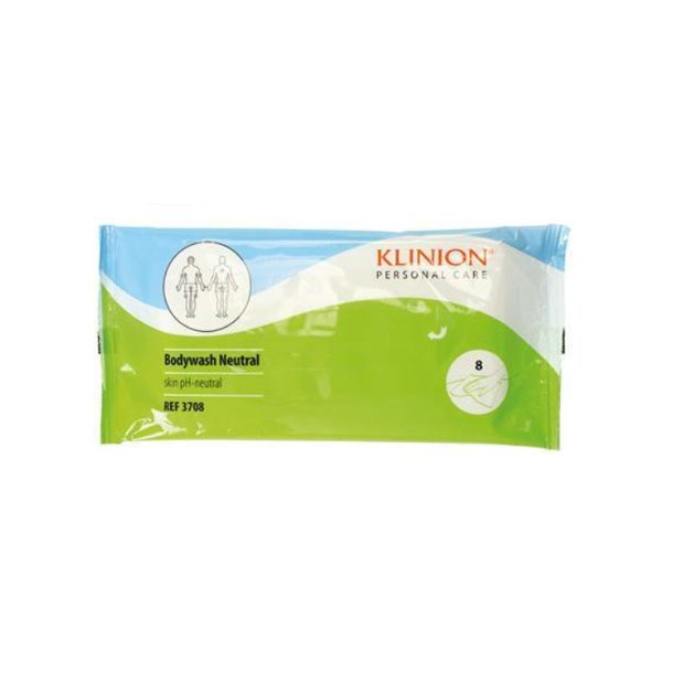 Klinion Bodywash sengebadsservietter - 8 stk.