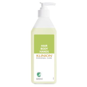 Klinion Hair, Body and Hand Soap with pump - 600 ml