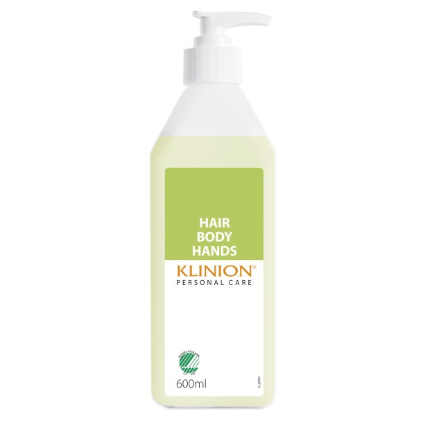 Klinion Hr, Krop og Hnd Sbe m. pumpe - 600 ml