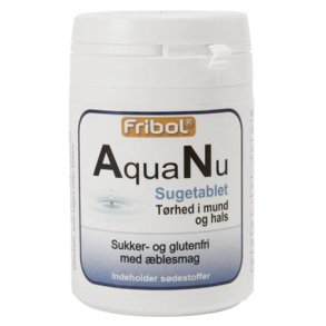 Fribol AquaNu Sugetablet Til Hals og Mundtrhed - 50 g