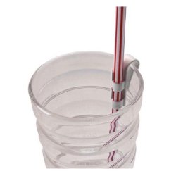 Straw holder for Rika Drinking mug with grooves