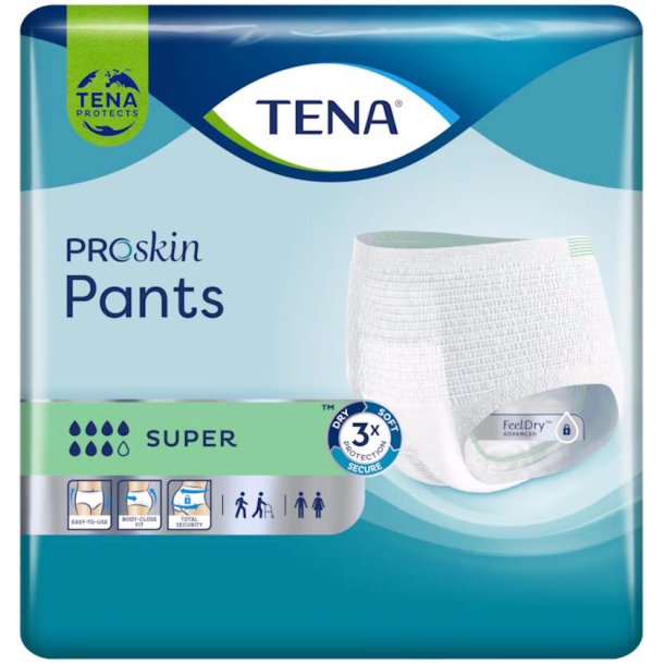 TENA Pants Super Bukseble, Medium - 12 stk.