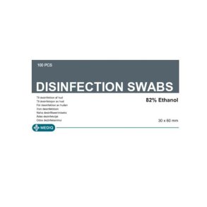 Mediq Desinfektionsserviet m. 82% ethanol, 3 x 6 cm - 100 stk.
