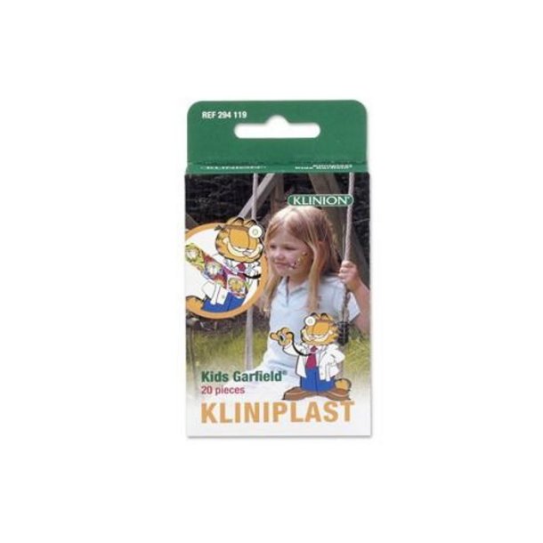 Brneplaster med Garfield, 19 mm x 76 mm - 20 stk.