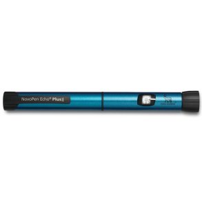 NovoPen Echo� Plus, 3 ml Intelligent Reusable Insulin Pen, blue, ��30 Units