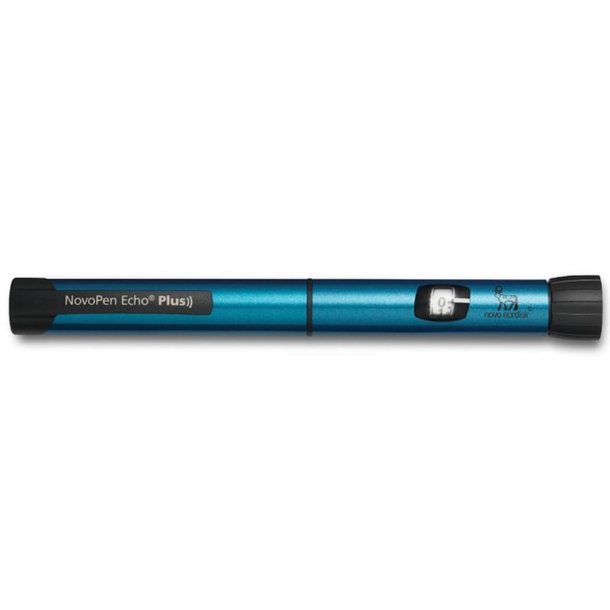 NovoPen Echo� Plus, 3 ml Intelligent Reusable Insulin Pen, blue, ��30 Units