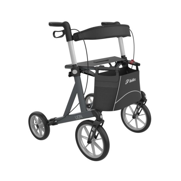 Mobilex Lion rollator - brunmetalic