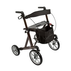 Mobilex Lion rollator - brown metalic
