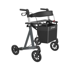 Mobilex Buffalo HD rollator with soft wheels