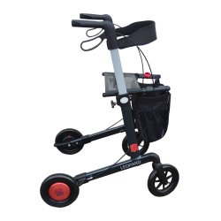 Mobilex Leopard rollator 62 cm seat hight and with soft wheels