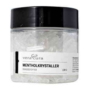 Menthol krystaller Ren mentol, ph.EUR kvalitet - 100 g.