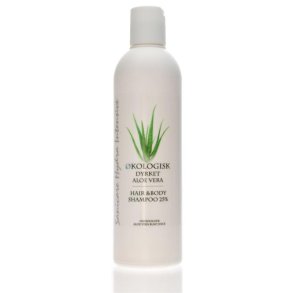 Aloe Vera Hair & Body Shampoo med 25 % Aloe Vera - 300 ml.