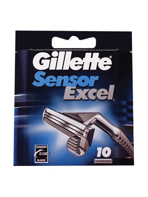 Se Gillette Sen Excel Barberblade - 10 stk. hos OnlineShoppen365