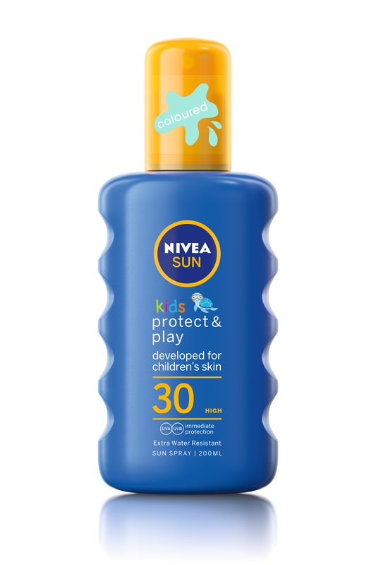 Se NIVEA Kids Protect & Play Sun Spray SPF 30 - 200 ml hos OnlineShoppen365