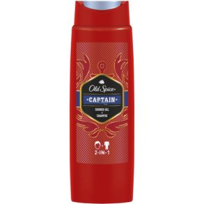 Old Spice Captain Showergel og Shampoo - 250 ml