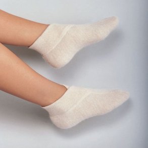 Peters Angora Natsokker i Hvid