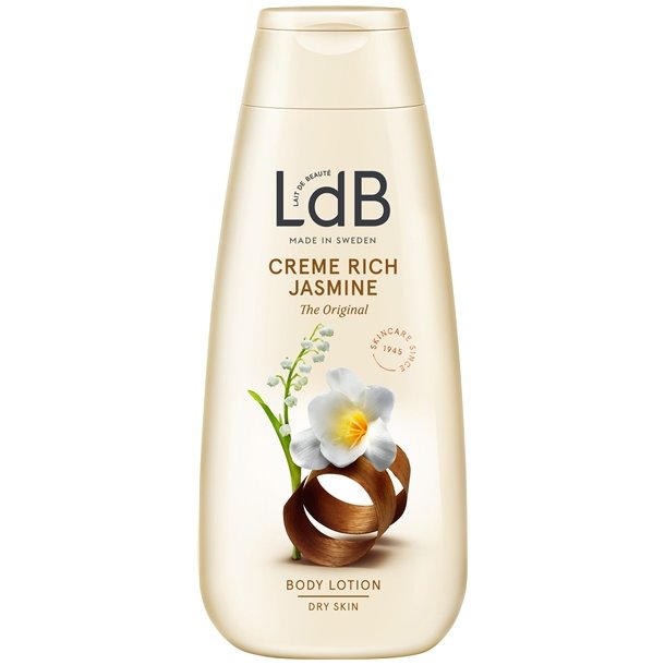 LdB Lotion Creme Rich m. Jasmine - 250 ml.