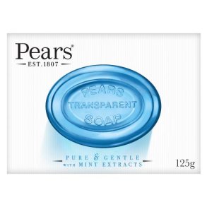 Pears Soap with Mint, Pure Glycerin Soap - 125 g.