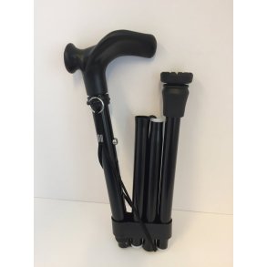Collapsible Cane with Anatomical Grip for the Right Hand
