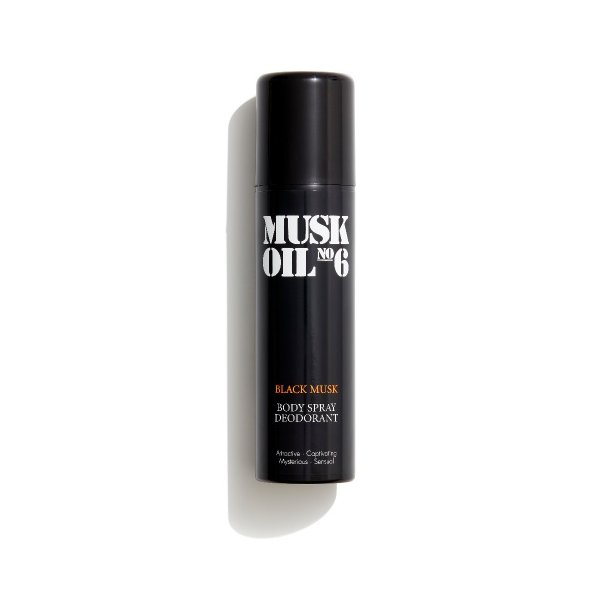 Musk Oil No. 6 Deospray Black - 150 ml.