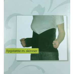 Rygsttte med Skinner