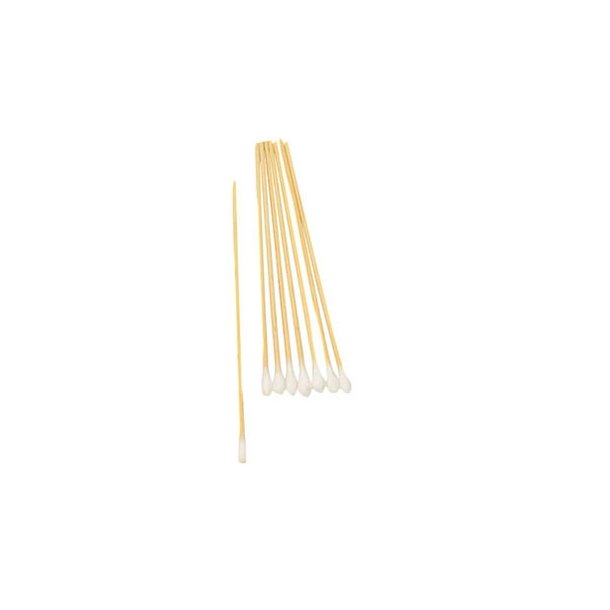 Trvatpinde med vat i en ende, Steril 15 cm - 2 x 100 stk.