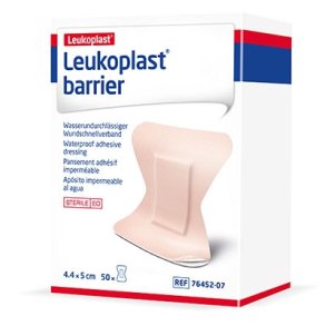 Leukoplast Barrier Plaster 4,4 x 5 cm. til Fingertip, Sterile - 50 stk.