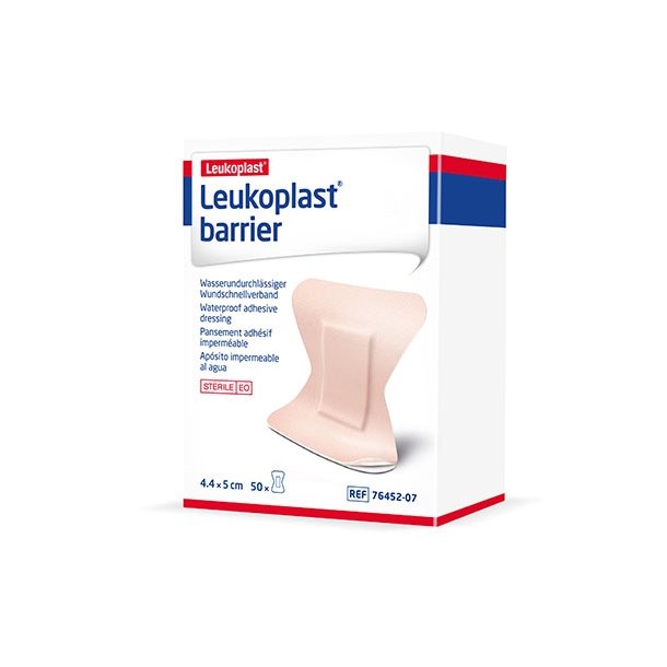 Leukoplast Barrier Plaster 4.4 x 5 cm. for Fingertips, Sterile - 50 pcs.