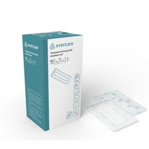 Evercare Sterile Filmforbinding med Srpude, 8,5 x 15,5 cm - 50 stk.