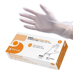 Selefa Vinyl us-Handsker, Pudderfri - 100 stk.