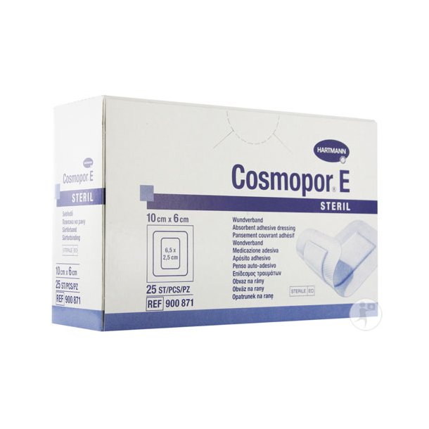 Cosmopor E - Sterile plastre 6 x 10 cm - 25 stk.