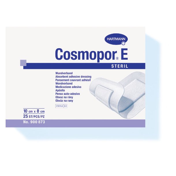 Cosmopor E - Sterile plastre 8 x 10 cm - 25 stk.